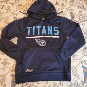 Tennessee Titans NFL Combine Authentic Navy Hoodie Sz Small